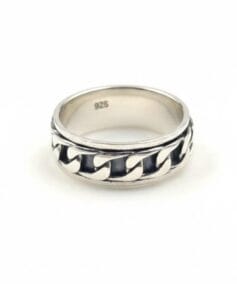 anillo plata chico